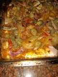Coca catalana salada