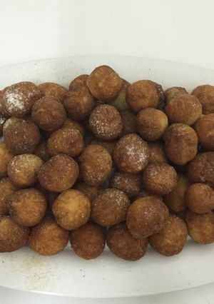 صورة لوصفة دونات محشية شوكولا