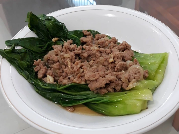 Easy Steps to Make Recipes Pokcoy saus tiram the Perfect Appealing.