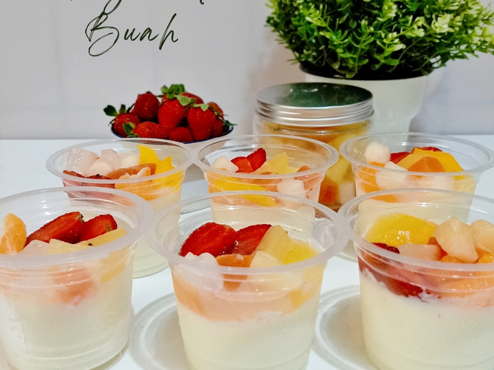 Resep Puding Sutra Buah, Lezat