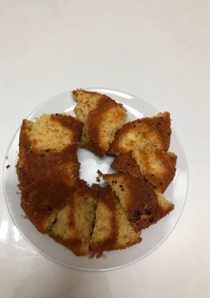 صورة لوصفة كيكة قرص عقيلي