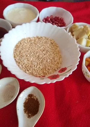 A picture of Oats bhel.