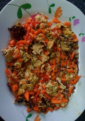 Hình của món Trứng rán thập cẩm (tự chế).