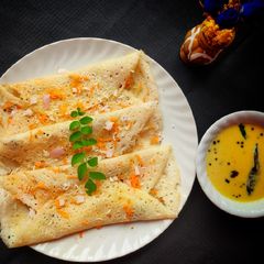 A picture of Masala dosa.