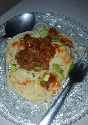 A picture of Cajun spegetti.