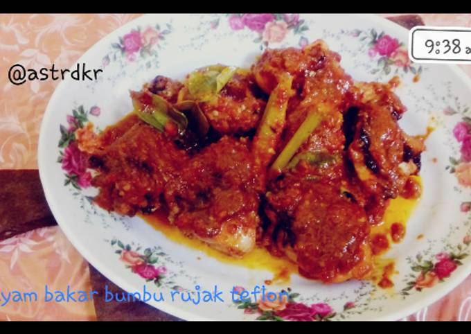 Resep Ayam Bakar Bumbu Rujak Teflon 🍗 Oleh Astrid K R Cookpad