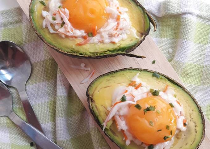 ☆Oeufs Cocotte en Nid d'Avocat☆