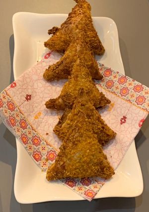 صورة لوصفة سمبوسة جبنة بالشيتوس 😋