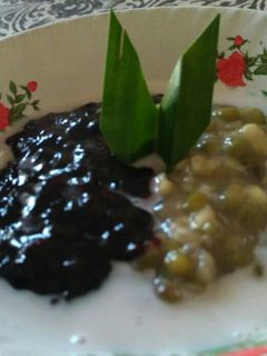 Foto resep Bubur kacang hijau dan ketan hitam