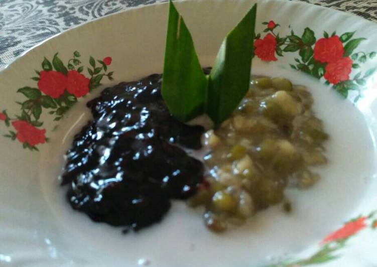 Resep Bubur kacang hijau dan ketan hitam oleh Bunga Audhi - Cookpad