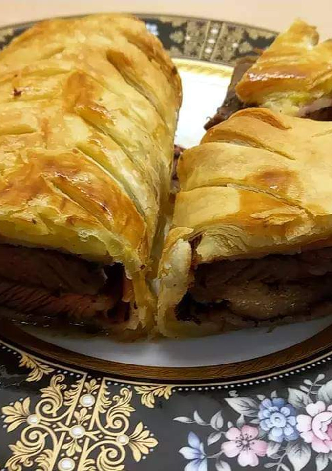 惠靈頓牛排（簡易版）（氣炸鍋） 的食譜成品照片