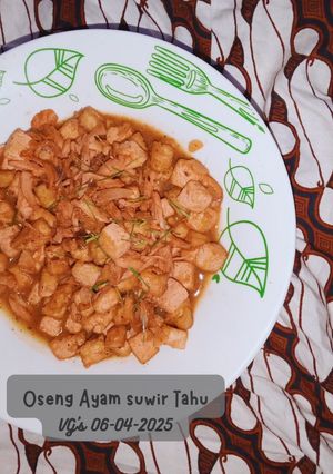 Foto resep Oseng Ayam suwir Tahu