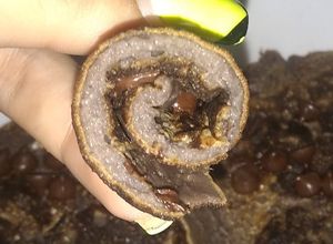 Una foto de Pancakes de cacao