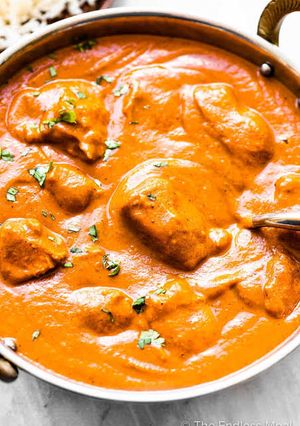 A picture of MURGH MAKHANI / BUTTER CHICKEN CURRY.