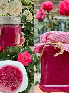 عکسی از دستور مربای گل محمدی