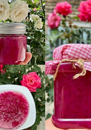 عکسی از دستور مربای گل محمدی