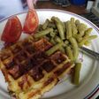 Chicken jalapeno popper chaffle