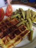 Chicken jalapeno popper chaffle