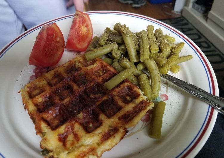 Chicken jalapeno popper chaffle Chicken jalapeno popper chaffle