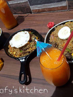 Soyayyiyar shinkafa da lemon mangwaro ainihin hoton girkin