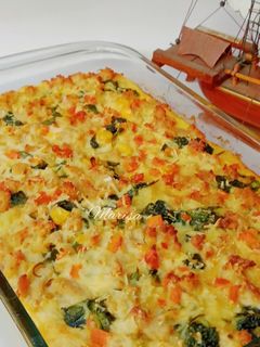 Foto resep Kentang Panggang Lapis Sayuran