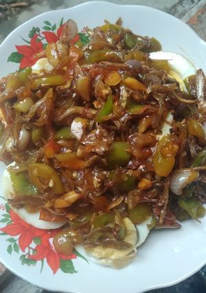 Foto resep Telur berselimut sambal teri