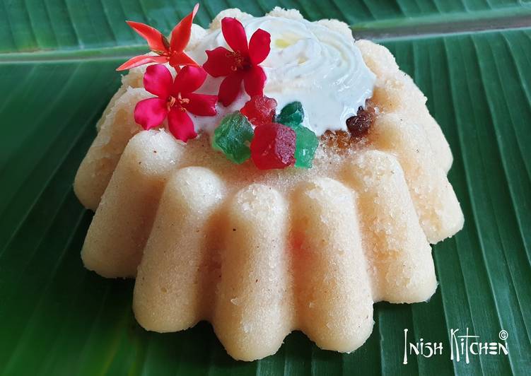 Steamed Rice Cake with Beet