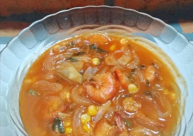 Resep Udang Asam Manis Saus Padang Anti Gagal