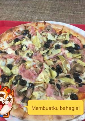Foto resep Pizza jamur sosis