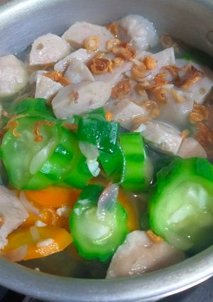Foto resep Sayur bening oyong