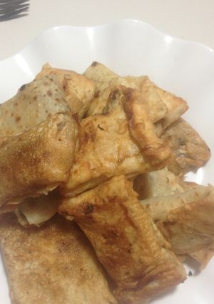 Una foto de Crujientes Lumpias de carne y vegetales