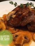 Lomito en Salsa de Hongos