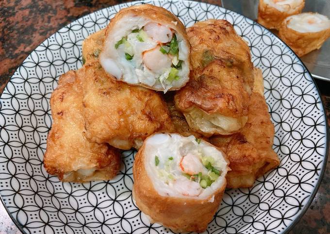 花枝蝦腐皮卷食譜與作法by 小岩井四葉 Cookpad 花枝蝦腐皮卷食譜與作法by 小岩井四葉 Cookpad