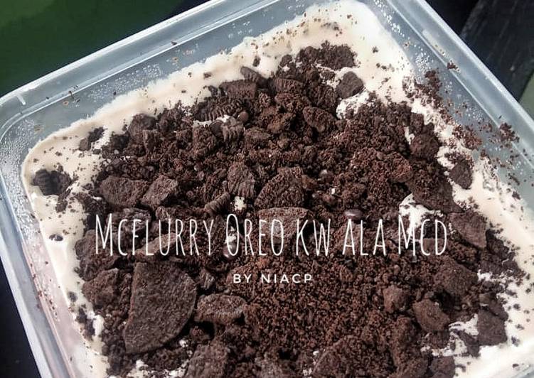 15. Mcflurry Oreo ala Mcd