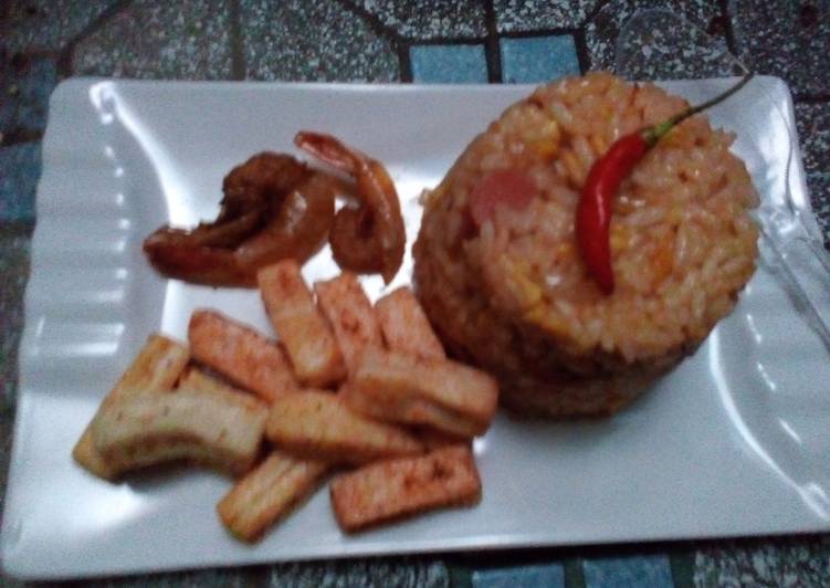 Resep Nasi goreng kacang mede simple #tantanganakhirtahun#masakditahunbaru, Lezat