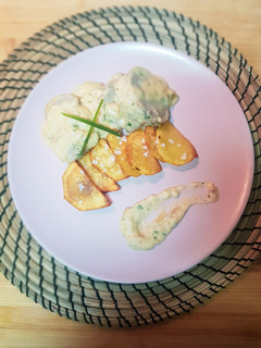 Una foto de Solomillo con salsa gorgonzola
