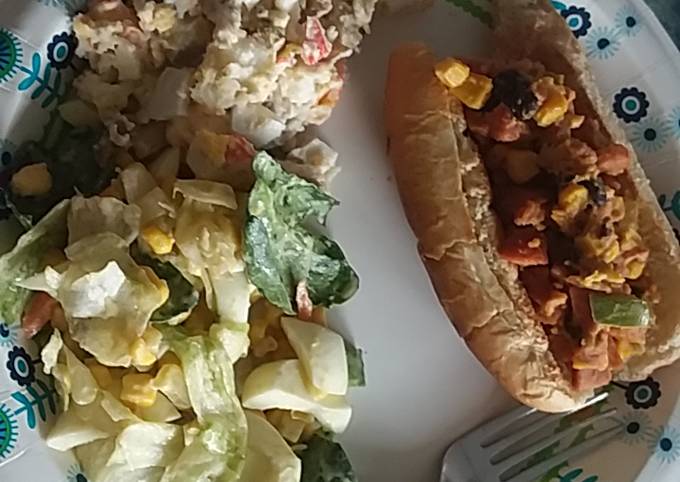 Recipe of Quick Hotdog Salad