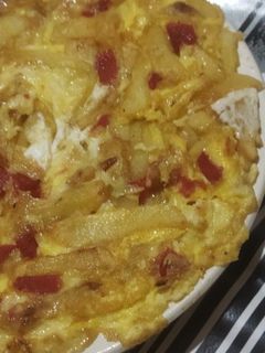 صورة لوصفة فريت اوملات🤤