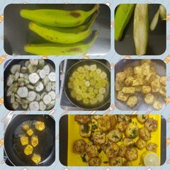 A picture of Kela fry (banana fry).