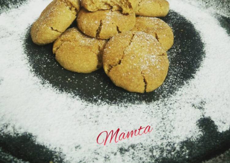 Steps to Make Quick Wheat flour coconut cookies