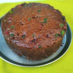 Plum Cake (eggless and no rum) A picture of Plum Cake (eggless and no rum).