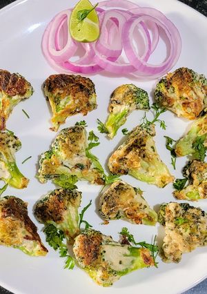 A picture of Cheesy malai broccoli 🥦.