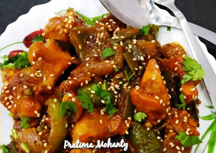 Recipe of Homemade Honey Glazed Sesame Chicken