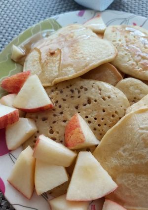 Una foto de Pancakes caseros
