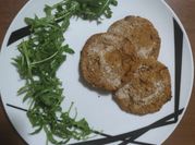 Una foto di hamburger lenticchie