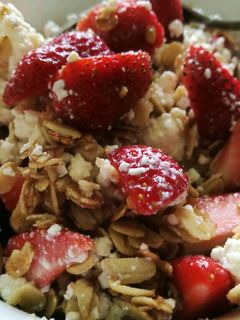 Epres zabpehely recept fotója