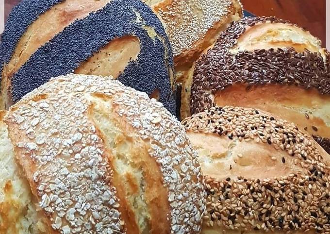 Boules de pain aux graines