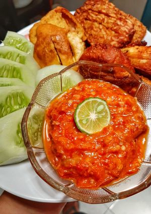 Foto resep Sambal Pecel Ayam