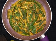 A picture of bhindi gravy