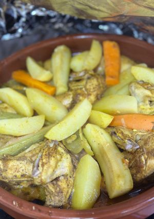 صورة لوصفة طاجين الدجاج